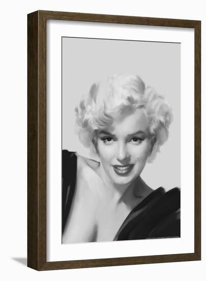 The Look-Chris Consani-Framed Art Print