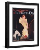 The Looker-on, First Issue Portraits Make-Up Magazine, UK, 1929-null-Framed Giclee Print