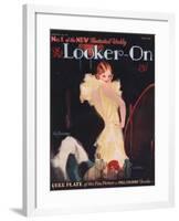 The Looker-on, First Issue Portraits Make-Up Magazine, UK, 1929-null-Framed Giclee Print