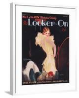 The Looker-on, First Issue Portraits Make-Up Magazine, UK, 1929-null-Framed Giclee Print