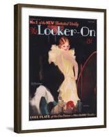 The Looker-on, First Issue Portraits Make-Up Magazine, UK, 1929-null-Framed Giclee Print