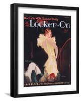 The Looker-on, First Issue Portraits Make-Up Magazine, UK, 1929-null-Framed Giclee Print