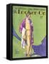 The Looker-on, Womens Magazine, UK, 1929-null-Framed Stretched Canvas