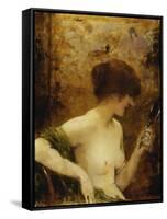 The Looking Glass-Henri Gervex-Framed Stretched Canvas