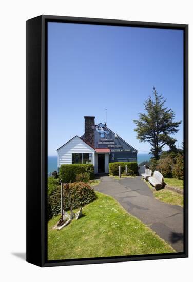 The Lookout Observatory and Gift Shop, Cape Foulweather, Oregon, USA-Jamie & Judy Wild-Framed Stretched Canvas