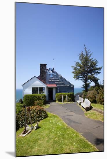 The Lookout Observatory and Gift Shop, Cape Foulweather, Oregon, USA-Jamie & Judy Wild-Mounted Photographic Print