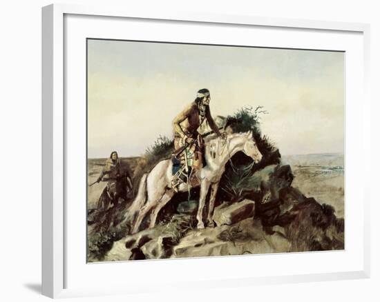 The Lookout-Charles Marion Russell-Framed Giclee Print