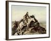 The Lookout-Charles Marion Russell-Framed Giclee Print