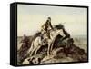 The Lookout-Charles Marion Russell-Framed Stretched Canvas