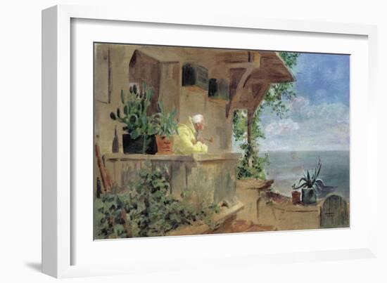 The Lookout-Carl Spitzweg-Framed Giclee Print