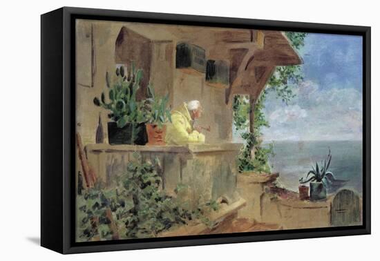 The Lookout-Carl Spitzweg-Framed Stretched Canvas