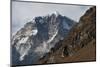 The looming face of Jomolhari, the third highest mountain in Bhutan at 7326m, seen from Jangothang,-Alex Treadway-Mounted Photographic Print