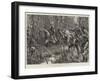 The Looshai Expedition, Goorkhas Clearing a Passage Through Bamboo Jungle-William Heysham Overend-Framed Giclee Print