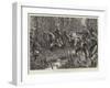 The Looshai Expedition, Goorkhas Clearing a Passage Through Bamboo Jungle-William Heysham Overend-Framed Giclee Print