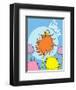 The Lorax (on blue)-Theodor (Dr. Seuss) Geisel-Framed Art Print