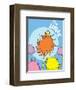 The Lorax (on blue)-Theodor (Dr. Seuss) Geisel-Framed Art Print