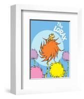 The Lorax (on blue)-Theodor (Dr. Seuss) Geisel-Framed Art Print