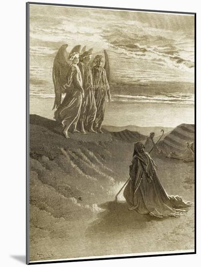 The Lord Appearing Before Abraham-Gustave Doré-Mounted Giclee Print