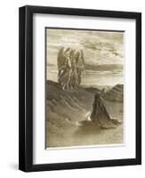 The Lord Appearing Before Abraham-Gustave Doré-Framed Giclee Print