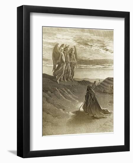 The Lord Appearing Before Abraham-Gustave Doré-Framed Giclee Print