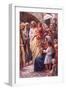 The Lord Blessing the Children-Harold Copping-Framed Giclee Print