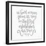 The Lord Establishes His Steps-Imperfect Dust-Framed Art Print