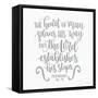 The Lord Establishes His Steps-Imperfect Dust-Framed Stretched Canvas