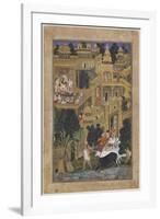 The Lord Krishna in the Golden City, Ca 1586-Kesav Kalan-Framed Giclee Print