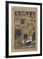 The Lord Krishna in the Golden City, Ca 1586-Kesav Kalan-Framed Giclee Print