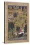 The Lord Krishna in the Golden City, Ca 1586-Kesav Kalan-Stretched Canvas