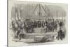 The Lord-Lieutenant Laying the Foundation-Stone of the New Museum, at Dublin-null-Stretched Canvas