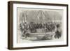 The Lord-Lieutenant Laying the Foundation-Stone of the New Museum, at Dublin-null-Framed Giclee Print