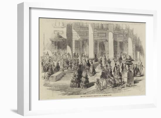 The Lord Lieutenant's Reception and Promenade, Dublin-null-Framed Giclee Print