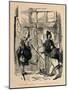 'The Lord Mayor arresting a suspicious Twelfth-Night Character', c1860, (c1860)-John Leech-Mounted Giclee Print