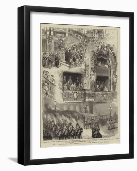 The Lord Mayor of London at the New Paris Opera House-Godefroy Durand-Framed Giclee Print