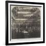 The Lord Mayor of London Laying the Foundation-Stone of the New Bridge at Blackfriars-null-Framed Giclee Print