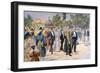 The Lord Mayor of London Visiting Bordeaux, France, 1895-F Meaulle-Framed Giclee Print