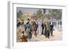 The Lord Mayor of London Visiting Bordeaux, France, 1895-F Meaulle-Framed Giclee Print