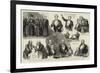 The Lord Mayor's Banquet to the Savage Club at the Mansion House-null-Framed Giclee Print