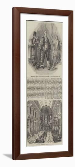 The Lord Mayor's Banquet-null-Framed Giclee Print