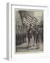 The Lord Mayor's Procession, Saluting the American Flag at Westminster-Frank Dadd-Framed Giclee Print