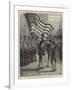 The Lord Mayor's Procession, Saluting the American Flag at Westminster-Frank Dadd-Framed Giclee Print