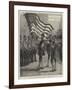 The Lord Mayor's Procession, Saluting the American Flag at Westminster-Frank Dadd-Framed Giclee Print