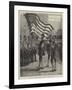 The Lord Mayor's Procession, Saluting the American Flag at Westminster-Frank Dadd-Framed Giclee Print