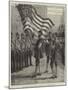 The Lord Mayor's Procession, Saluting the American Flag at Westminster-Frank Dadd-Mounted Giclee Print