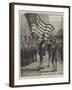 The Lord Mayor's Procession, Saluting the American Flag at Westminster-Frank Dadd-Framed Giclee Print