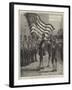 The Lord Mayor's Procession, Saluting the American Flag at Westminster-Frank Dadd-Framed Giclee Print