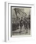 The Lord Mayor's Procession, Saluting the American Flag at Westminster-Frank Dadd-Framed Giclee Print