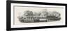 The Lord Mayor's Visit to Oxford: the Embarkation at Oxford, UK, 1846-null-Framed Giclee Print