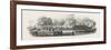 The Lord Mayor's Visit to Oxford: the Embarkation at Oxford, UK, 1846-null-Framed Giclee Print